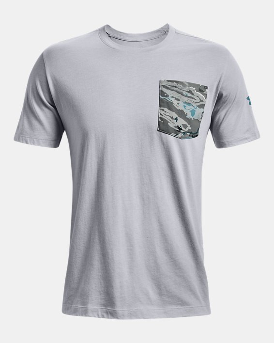Men's UA Pocket T-Shirt, Gray, pdpMainDesktop image number 4